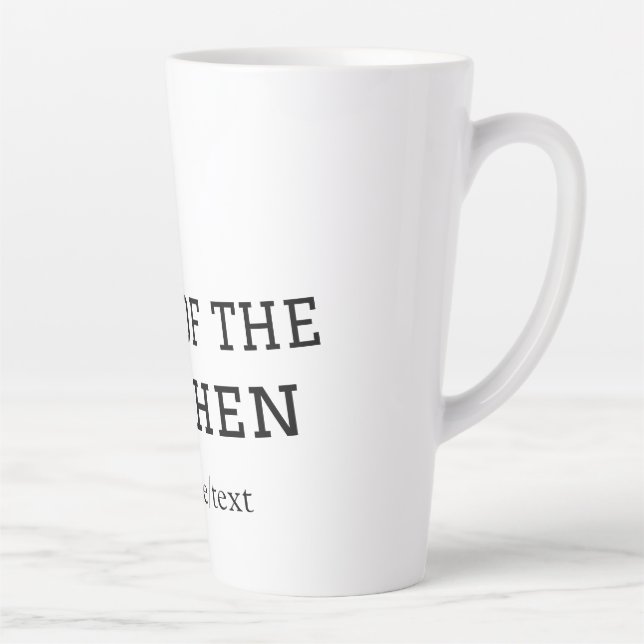 Caneca De Café Latte Rei do cozinhar do cozinheiro da cozinha adiciona  (Direita)