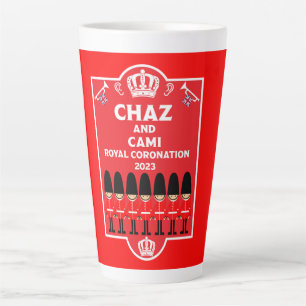Caneca De Café Latte Rei Real Britânico Charles III
