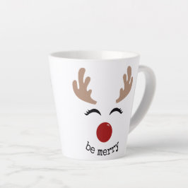 CANECA DE CAFÉ LATTE REINDEER BE FELIZ LATTE MUG
