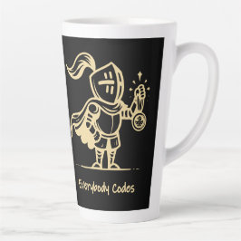 Caneca De Café Latte Reino da Algorithmia Latte Mug