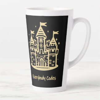 Caneca De Café Latte Reino da Algorithmia Latte Mug