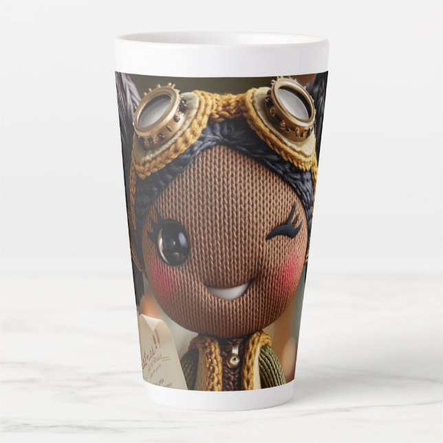 Caneca De Café Latte  Relatório Oficial de Elfo  (Frente)