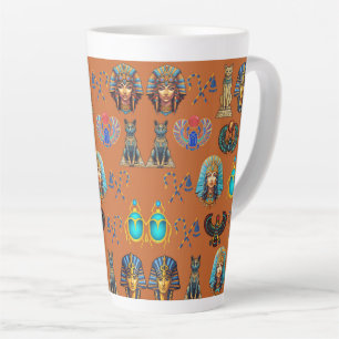 Caneca De Café Latte Renascimento das Areias Douradas: Autêntica Antigu