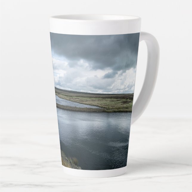 Caneca De Café Latte Reservatório Light Hazzles (Ângulo direito)