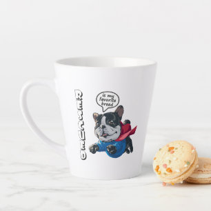 Caneca De Café Latte Resgatado é minha raça favorita   Caneca Latte