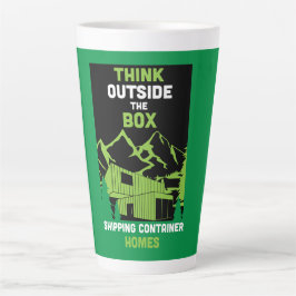 Caneca De Café Latte Residência do Contentor de Entrega