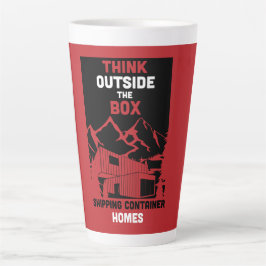 Caneca De Café Latte Residência do Contentor de Entrega