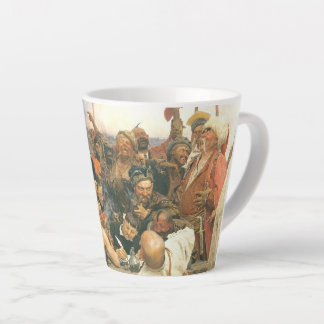 Caneca De Café Latte Resposta dos cossacos de Zaporozhian-Ilya Repin Sm