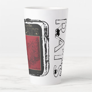 Caneca De Café Latte revista Blitzerman dos ratos Latte Mug