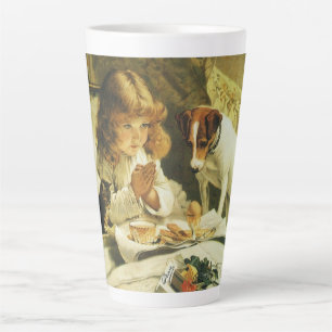 Caneca De Café Latte Rezando Nossas Orações, Suspense Charles Burton Ba