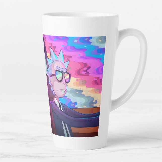 Caneca De Café Latte Rick e Morty (Direita)