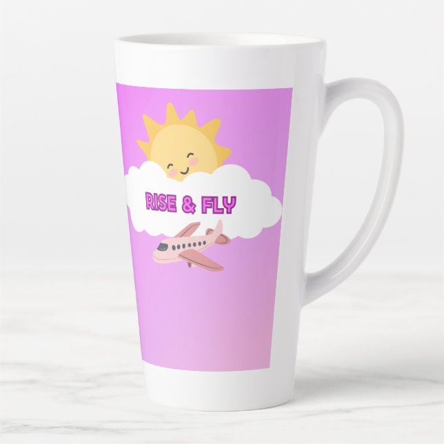 Caneca De Café Latte Rise & Fly Mug (Direita)