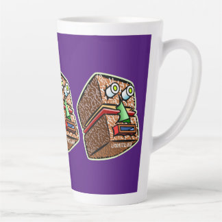 Caneca De Café Latte Robô Lamington