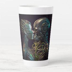 Caneca De Café Latte Robot Love Latte Mug