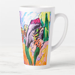Caneca De Café Latte Rocas de dinossauro 