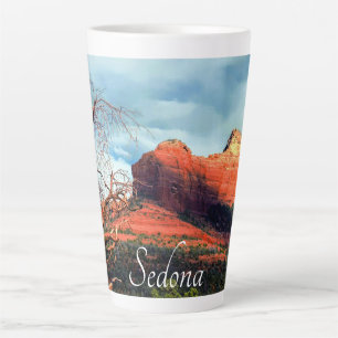 Caneca De Café Latte Rochas Vermelhas Cênicas de Sedona