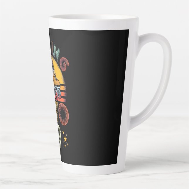 Caneca De Café Latte Rolando Para 19 Anos (Direita)