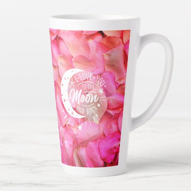 Caneca De Café Latte Romântico (Direita)
