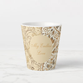 Caneca De Café Latte Romântico, Dia dos Namorados, Meu Amor Sem Fim
