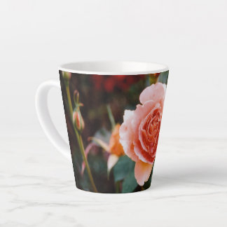 Caneca De Café Latte Rosa de outono 