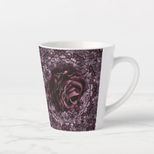 Caneca De Café Latte Rosa Mandala