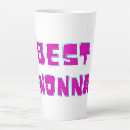 Caneca De Café Latte Rosa Melhor Não-Mug