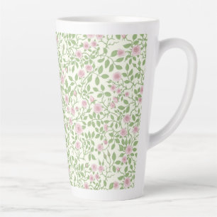 Caneca De Café Latte Rosas selvagens