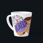 Caneca De Café Latte Rosquinha de gelatina<br><div class="desc">Rosquinha de gelatina</div>