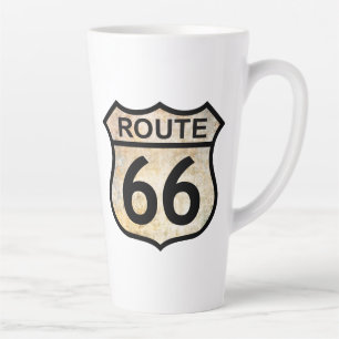 Caneca De Café Latte Rota 66