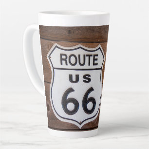 Caneca De Café Latte Rota 66