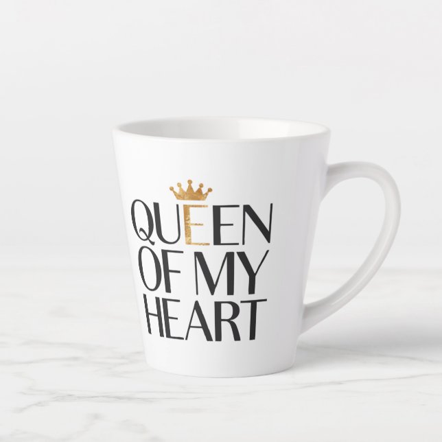 Caneca De Café Latte Royal Love (Direita)