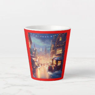 Caneca De Café Latte Rua 3 da Cidade de Natal
