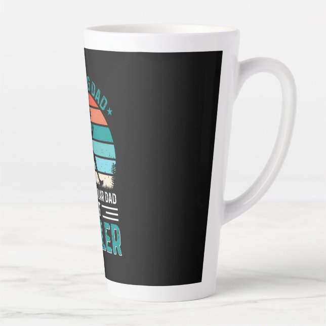 Caneca De Café Latte Running Dad (Direita)