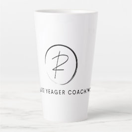 Caneca De Café Latte Russ Yeager Coaching Signature Logo