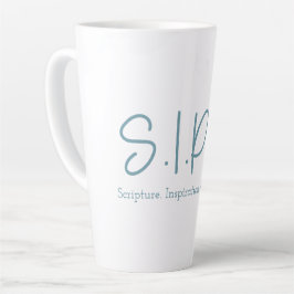Caneca De Café Latte S.I.P.S. Tall Latte Mug - Azul