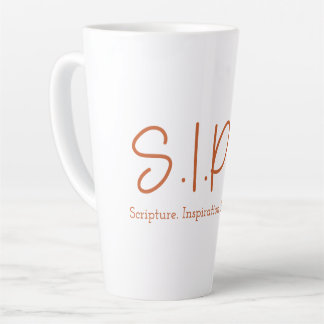Caneca De Café Latte S.I.P.S. Tall Latte Mug - Laranja