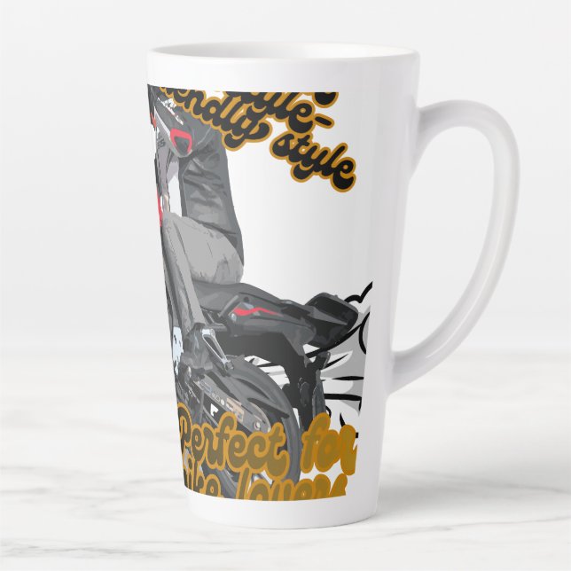 Caneca De Café Latte Saco de Compras Reutilizável (Direita)