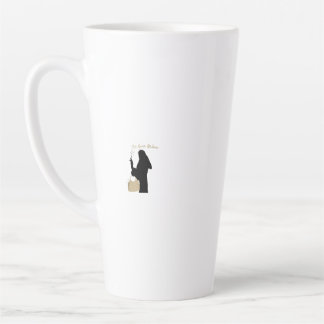 Caneca De Café Latte Saco de ouro de Mata Média com Moco
