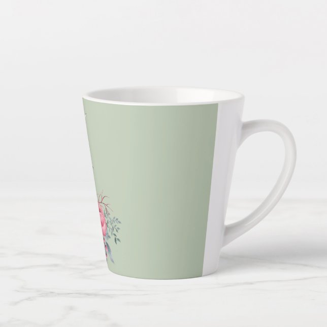 Caneca De Café Latte Sage Latte Mug (Direita)