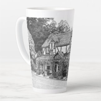 Caneca De Café Latte 'Sala de chá da Srta. Marple' - Caneca Latte