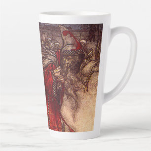 Caneca De Café Latte Santa Claus Arthur Rackham