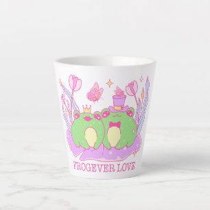 Caneca De Café Latte Sapo Bonito - Amor Frogever