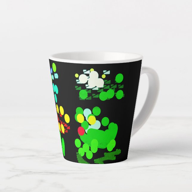 Caneca De Café Latte SAPO e PRIMAVERA (Ângulo direito)