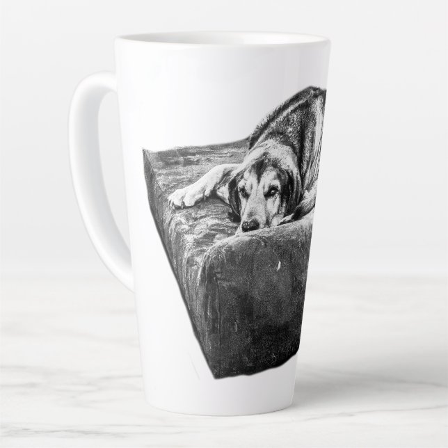 Caneca De Café Latte Sapo Gentil (Ângulo esquerdo)