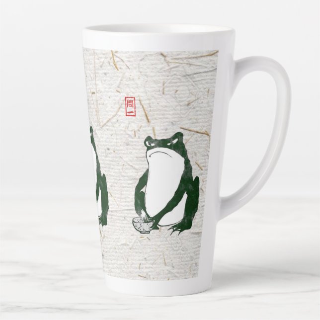 Caneca De Café Latte Sapo Indecente Japonês Fez século XIX (Direita)
