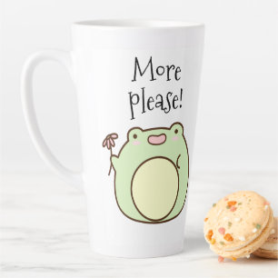 Caneca De Café Latte Sapo Verde