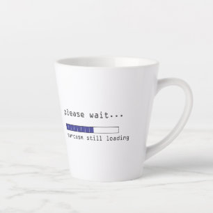 Caneca De Café Latte Sarcasmo Ainda Carregando