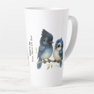 Caneca De Café Latte Sassy Steller's Jay