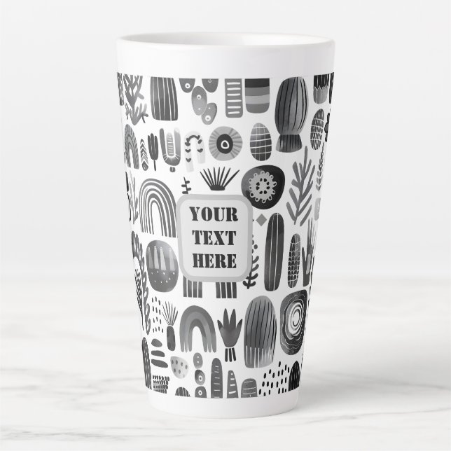 Caneca De Café Latte Scandi Motif n.o 5 | (Frente)