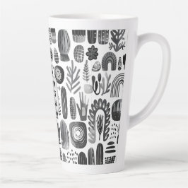 Caneca De Café Latte Scandi Motif n.o 5 |